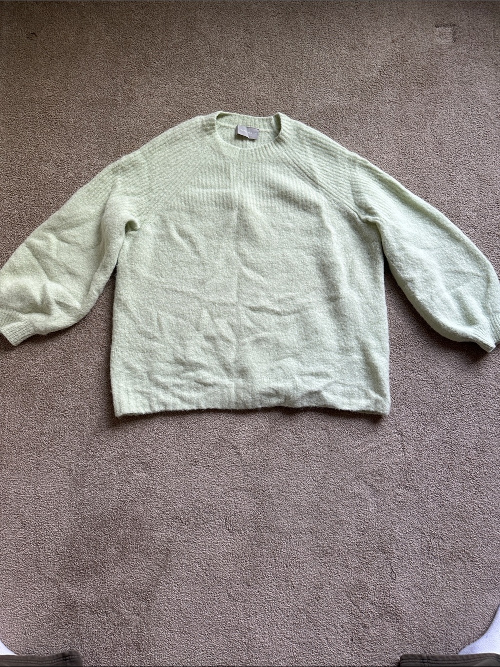 Everlane Pale Mint Crewneck Sweater